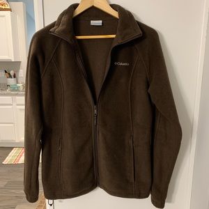 Columbia Chocolate Brown Fleece Jacket